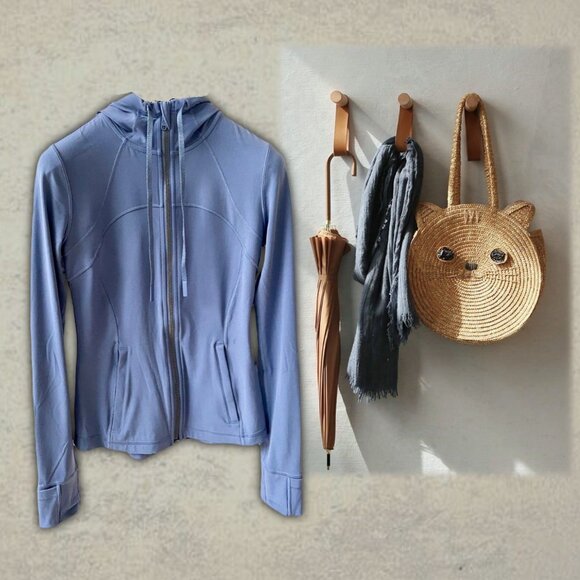 RARE 💙💦 Hooded Define Jacket Gorgeous Waterdrop colour. - Picture 1 of 10